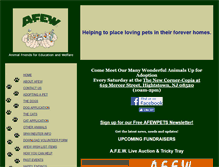 Tablet Screenshot of afewpets.org